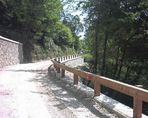 [Barriera in legno acciaio H1]