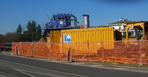 [Microtunnelling no dig]