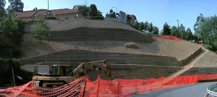[Terra Armata con geogriglia ]