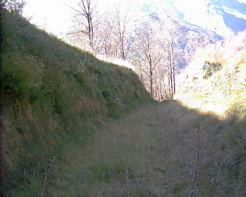 [Rilevato paramassi in terra rinforzata]