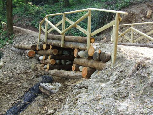 [Consolidamento frana con trenchmat e ingegneria naturalistica]